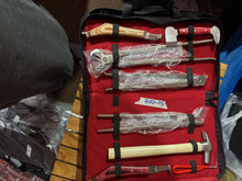 Load image into Gallery viewer, Farrier Tools kit Driving Hammer Hoof Knife Set Buffer 12" Nipper Clincher