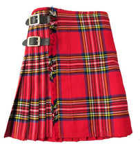 Load image into Gallery viewer, Men's 8 Yard Scottish Tartan Highland Wedding Kilt Royal Stewart