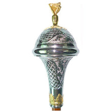 Load image into Gallery viewer, DRUM MAJOR MACE/STAVE Harp Head Mace Stick, Band Mace stick Customize size + Free Bag