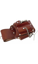 Load image into Gallery viewer, Leather Pouch Heavy Duty Tool 5 Pocket Electrician Carpenters Tool Pouch