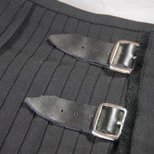 Load image into Gallery viewer, Men's 8 Yard Scottish Tartan Highland Wedding Kilt Black Tartan
