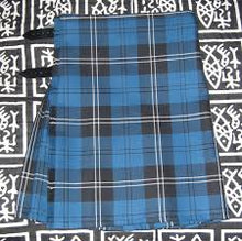 Load image into Gallery viewer, Men's 8 Yard Scottish Tartan Highland Wedding Kilt Ramsey Blue
