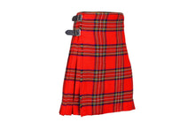 Load image into Gallery viewer, Men's 8 Yard Scottish Tartan Highland Wedding Kilt Royal Stewart