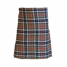 Load image into Gallery viewer, Men's 8 Yard Scottish Tartan Highland Wedding Kilt Camel Thompson