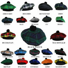 Load image into Gallery viewer, Men's & Women’s Scottish Tam O' Shanter Hat Tartan Scottish Tammy Cap One Size
