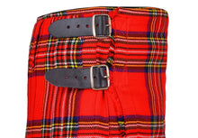 Load image into Gallery viewer, Men's 8 Yard Scottish Tartan Highland Wedding Kilt Royal Stewart