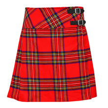 Load image into Gallery viewer, Scottish Ladies Knee Length Kilt Skirt 16" Length Tartan Pleated Kilts Multi Colors