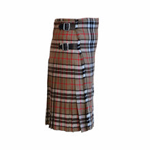 Load image into Gallery viewer, Men's 8 Yard Scottish Tartan Highland Wedding Kilt Camel Thompson