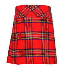 Load image into Gallery viewer, Scottish Ladies Knee Length Kilt Skirt 16" Length Tartan Pleated Kilts Multi Colors