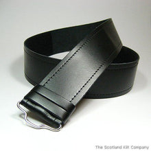 Load image into Gallery viewer, Leather Belts Kilt Scottish Highland Black Without Buckle