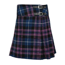 Load image into Gallery viewer, Scottish Ladies Knee Length Kilt Skirt 16" Length Tartan Pleated Kilts Multi Colors