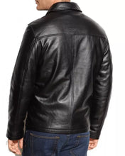 Load image into Gallery viewer, Men's leather Jacket 100% Real Soft Lambskin Leather Man Classic Coat
