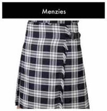 Load image into Gallery viewer, Men's 8 Yard Scottish Tartan Highland Wedding Kilt Menzies