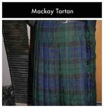 Load image into Gallery viewer, Men's 8 Yard Scottish Tartan Highland Wedding Kilt Mackey