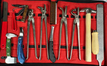 Load image into Gallery viewer, 14 items Heavy Duty Professional Horse Care Farrier Hoof Clincher Tool Kit