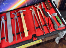 Load image into Gallery viewer, Horse Care & Grooming Hoof Rasps Farrier Tools 11 items Heavy Duty Professional Horse Care Farrier Tool Kit Hoof Clincher RASP (Copy)