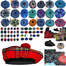 Load image into Gallery viewer, Men&#39;s &amp; Women’s Scottish Tam O&#39; Shanter Hat Tartan Scottish Tammy Cap One Size
