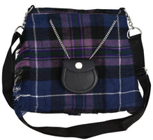 Load image into Gallery viewer, Scottish Tartan Crossbody Purse Sholder Hand Kilt Shape Ladies Purse Sponge Bag