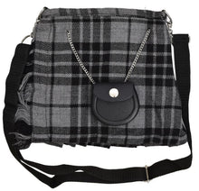Load image into Gallery viewer, Scottish Tartan Crossbody Purse Sholder Hand Kilt Shape Ladies Purse Sponge Bag