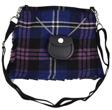 Load image into Gallery viewer, Scottish Tartan Crossbody Purse Sholder Hand Kilt Shape Ladies Purse Sponge Bag