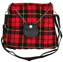 Load image into Gallery viewer, Scottish Tartan Crossbody Purse Sholder Hand Kilt Shape Ladies Purse Sponge Bag