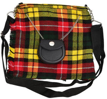 Load image into Gallery viewer, Scottish Tartan Crossbody Purse Sholder Hand Kilt Shape Ladies Purse Sponge Bag