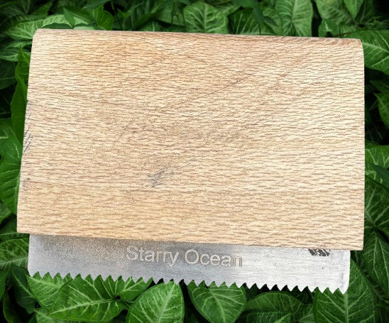 Brosse à Cheval En Bois - Dents Acier Inoxydable - Matériel De Pansage - Neuf