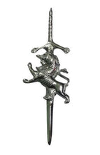 Load image into Gallery viewer, Scottish Kit Pins Various Design Chrome Finish 4&quot; Highland Celtic Pin
