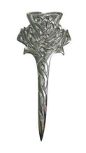 Load image into Gallery viewer, Scottish Kit Pins Various Design Chrome Finish 4&quot; Highland Celtic Pin
