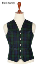 Load image into Gallery viewer, Argyle Waist Coat Vest Scottish Kilt Vest Black Watch 5 Buttons Vest
