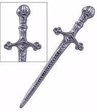 Load image into Gallery viewer, Scottish Kit Pins Various Design Chrome Finish 4&quot; Highland Celtic Pin
