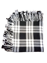 Load image into Gallery viewer, Tartan Scottish Purled Fringe Piper Fly Plaid 48&quot;- 48&quot; Fly Plaid
