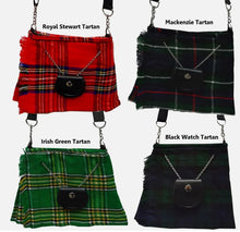 Load image into Gallery viewer, Scottish Tartan Crossbody Purse Sholder Hand Kilt Shape Ladies Purse Sponge Bag