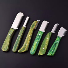 Load image into Gallery viewer, 6 Pieces Pet Grooming Stripping Knives Grooming Comb Knife Dog &amp; Cat Horse
