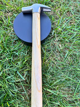 Load image into Gallery viewer, 12&quot; Horse Hoof Nail Farrier Tool Shoe Wooden Handle Octagon Nail Driving Hammer
