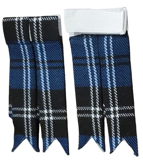 Tartancity TC Scottish Kilt Hose Sock Flashes Plain White - Garter Pointed Acrylic Wool - Highland Hose Elasticated Garters - Adjustable, White, One Size Tartancity TC Scottish Kilt Hose Sock Flashes Plain White - Garter Pointed Acrylic Wool - Highland Hose Elasticated Garters - Adjustable, White, One Size