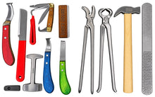 Load image into Gallery viewer, 13 items Heavy Duty Professional Horse Care Farrier Hoof Clincher Tool Kit