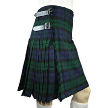 Load image into Gallery viewer, Men&#39;s 8 Yard Scottish Tartan Highland Wedding Kilt Black watch USA Stock
