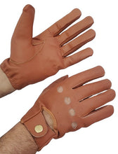 Load image into Gallery viewer, Unisex thin unlined Police holes Car Driving Fashion Sheep 100% Leather Gloves
