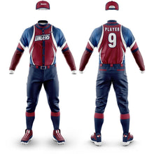 Load image into Gallery viewer, 10 Custom Base Ball Uniforms Digital Sublimation Sets Jersey and Pant Customized
