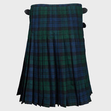 Load image into Gallery viewer, Men&#39;s 8 Yard Scottish Tartan Highland Wedding Kilt Black watch USA Stock
