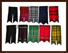 Load image into Gallery viewer, Kilt Flashers Flashers Kilt Hose Socks Highland, Scottish Flashers Multi Colors
