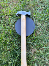 Load image into Gallery viewer, 12&quot; Horse Hoof Nail Farrier Tool Shoe Wooden Handle Octagon Nail Driving Hammer
