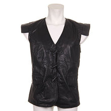Load image into Gallery viewer, JACOBITE GENUINE COWHIDE 100% QUALITY LEATHER WAISTCOAT SWORDSMAN JACKET