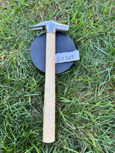 Load image into Gallery viewer, 12&quot; Horse Hoof Nail Farrier Tool Shoe Wooden Handle Octagon Nail Driving Hammer
