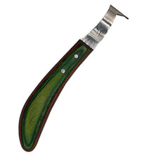 Load image into Gallery viewer, Loop Hoof Knife Sharpened Stainless Steel Blade and Sheet Handle with Hoof Pick