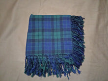 Load image into Gallery viewer, Tartan Scottish Purled Fringe Piper Fly Plaid 48&quot;- 48&quot; Fly Plaid
