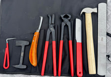 Load image into Gallery viewer, Farrier Tool Kit Ser for Hoof/Horse Care Nipper Clincher Heavy Duty
