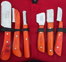 Load image into Gallery viewer, 6 Pieces Pet Grooming Stripping Knives Grooming Comb Knife Dog &amp; Cat Horse
