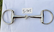 Load image into Gallery viewer, Horse Bit Western Hinged Futurity Low Port D Ring Horse Snaffle W/Roller Copper Mouth